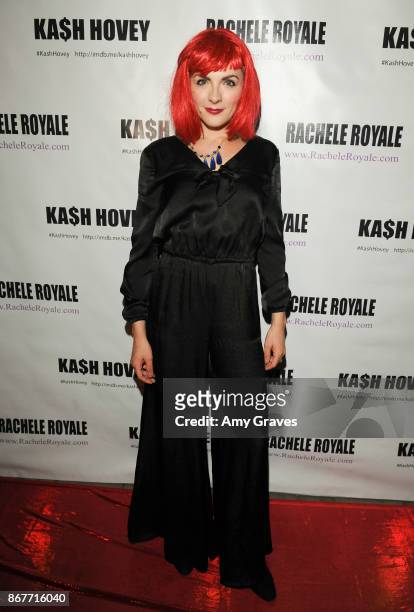Chantelle Albers attends the Halloween Event Hosted by Kash Hovey and Rachele Royale at Velvet Margarita on October 28, 2017 in Hollywood, California.