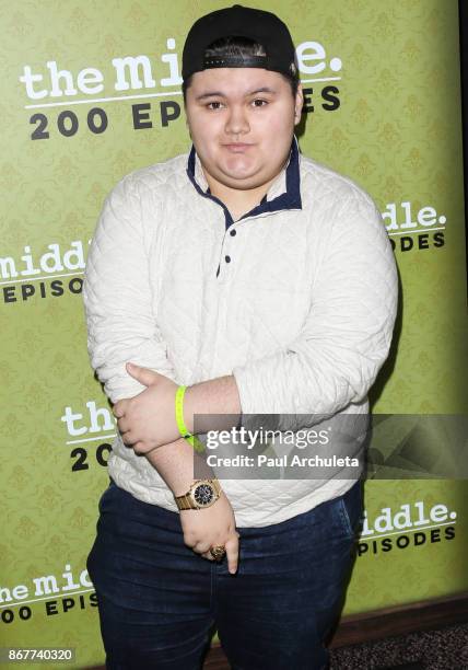 Actor Jovan Armand attends ABC's "The Middle" 200th episodes celebration at the Fig & Olive on October 28, 2017 in West Hollywood, California.
