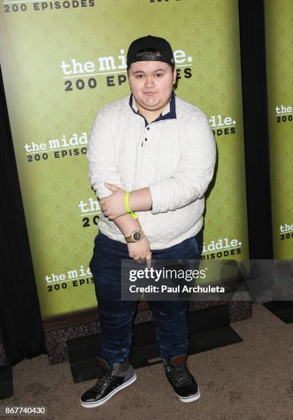 Actor Jovan Armand attends ABC's "The Middle" 200th episodes celebration at the Fig & Olive on October 28, 2017 in West Hollywood, California.