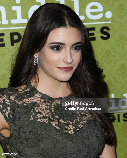 Actress Daniela Bobadilla attends ABC's "The Middle" 200th episodes celebration at the Fig & Olive on October 28, 2017 in West Hollywood, California.
