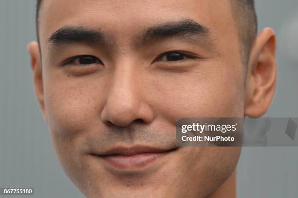 Ethan Ruan, also known as Ruan Jingtian or Gun Keng-thian , a Taiwanese actor and model, photographed during during the 1st TDF Shanghai Criterium...