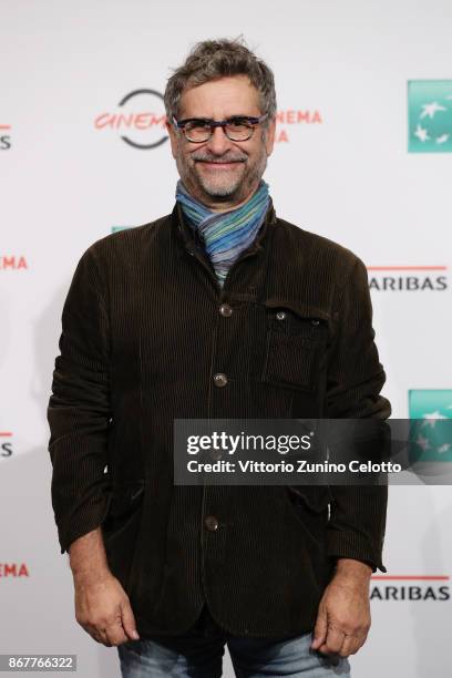 Enzo D'Alo attends 'Pipi', Pupu' E Rosmarina In Il Mistero Delle Note Rapite' photocall during the 12th Rome Film Fest at Auditorium Parco Della...