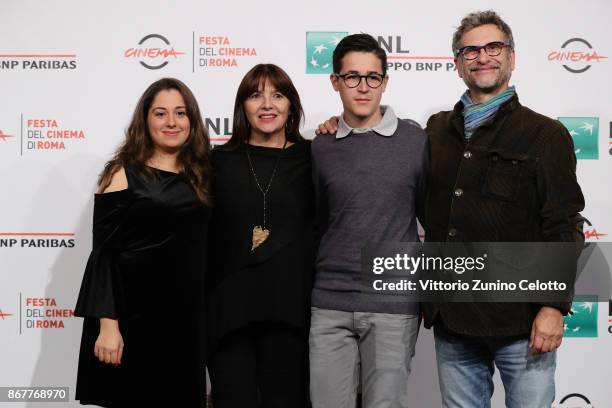 Enzo D'Alo and guests attend 'Pipi', Pupu' E Rosmarina In Il Mistero Delle Note Rapite' photocall during the 12th Rome Film Fest at Auditorium Parco...