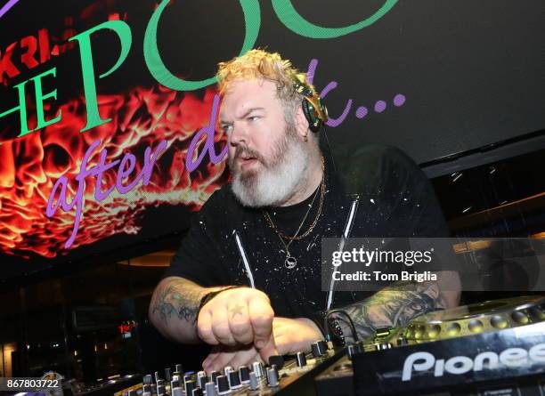 October 27: Kristian Nairn performs at The Pool After Dark at Harrah's Resort on Friday October 27, 2017 in Atlantic City, New Jersey