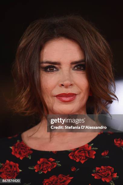 Francesca Rettondini walks a red carpet for 'Prendre La Large' during the 12th Rome Film Fest at Auditorium Parco Della Musica on October 29, 2017 in...