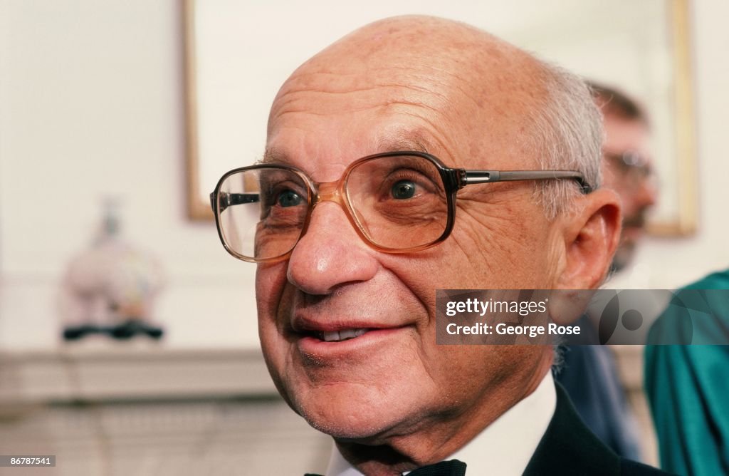 Economist Milton Friedman Portrait Session