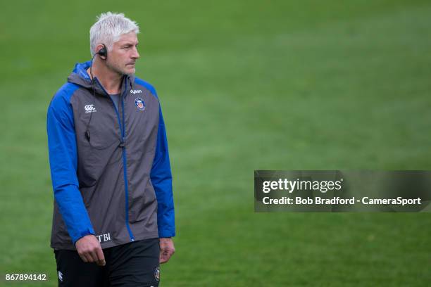 Bath Rugby's Head Coach Todd Blackadder during the Aviva Premiership match between Bath Rugby and Gloucester Rugby at Recreation Ground on October...