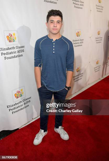 Bradley Steven Perry at The Elizabeth Glaser Pediatric AIDS Foundation's 28th annual 'A Time For Heroes' family festival at Smashbox Studios on...