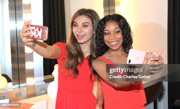 Caitlin Carmichael Kyla Drew Simmons at The Elizabeth Glaser Pediatric AIDS Foundation's 28th annual 'A Time For Heroes' family festival at Smashbox...