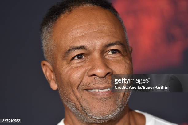 Musician Ray Parker Jr. Arrives at the premiere of Netflix's 'Stranger Things' Season 2 at Regency Bruin Theatre on October 26, 2017 in Los Angeles,...