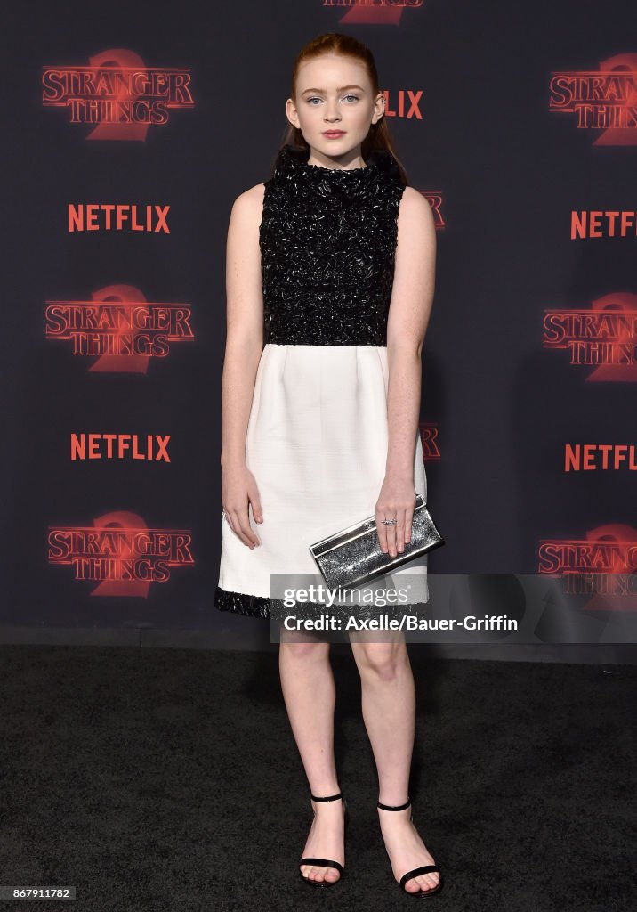 Premiere Of Netflix's "Stranger Things" Season 2