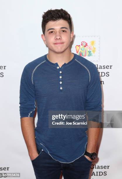 Bradley Steven Perry at The Elizabeth Glaser Pediatric AIDS Foundation's 28th annual 'A Time For Heroes' family festival at Smashbox Studios on...