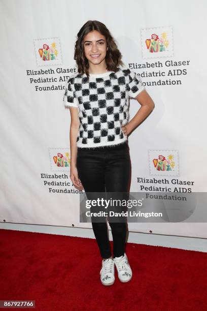 Soni Nicole Bringas attends the Elizabeth Glaser Pediatric AIDS Foundation's 28th Annual "A Time For Heroes" Family Festival at Smashbox Studios on...