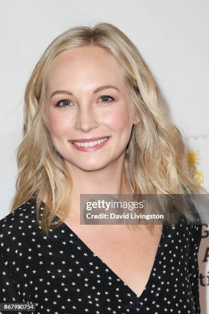 Candice King attends the Elizabeth Glaser Pediatric AIDS Foundation's 28th Annual "A Time For Heroes" Family Festival at Smashbox Studios on October...