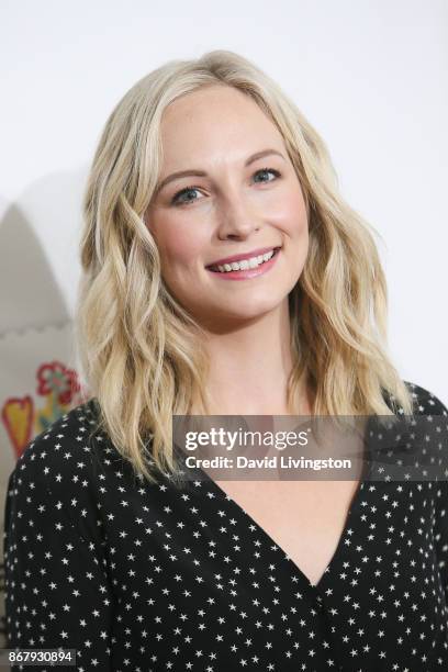 Candice King attends the Elizabeth Glaser Pediatric AIDS Foundation's 28th Annual "A Time For Heroes" Family Festival at Smashbox Studios on October...