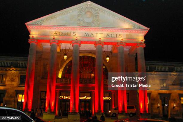 Exterior view of the 8th VITA Charity Gala In Wiesbaden on October 28, 2017 in Wiesbaden, Germany.