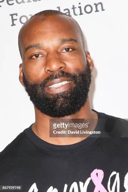 Baron Davis attends the Elizabeth Glaser Pediatric AIDS Foundation's 28th Annual "A Time For Heroes" Family Festival at Smashbox Studios on October...