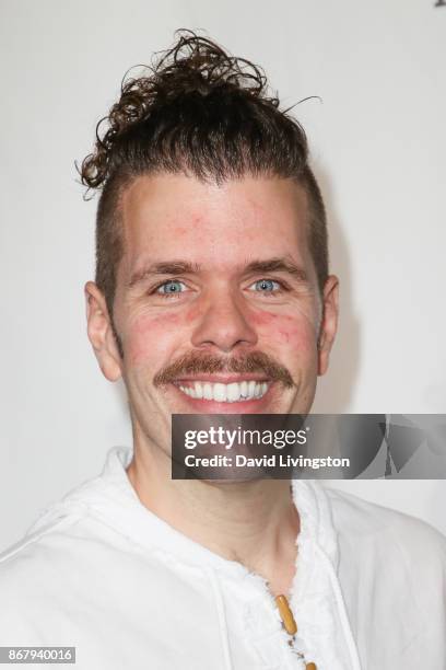 Perez Hilton attends the Elizabeth Glaser Pediatric AIDS Foundation's 28th Annual "A Time For Heroes" Family Festival at Smashbox Studios on October...