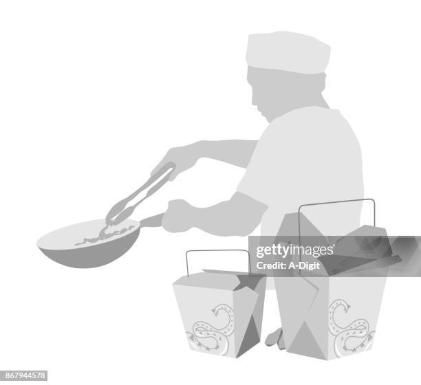 ilustrações de stock, clip art, desenhos animados e ícones de chinese food to go - cantonese cuisine