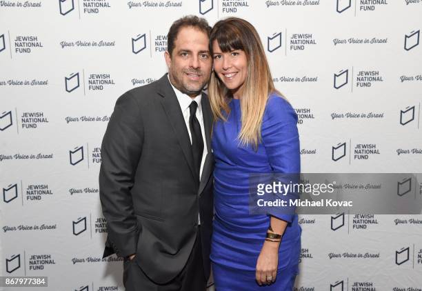 Honoree Brett Ratner and Patty Jenkins attend the Jewish National Fund Los Angeles Tree Of Life Dinner at Loews Hollywood Hotel on October 29, 2017...