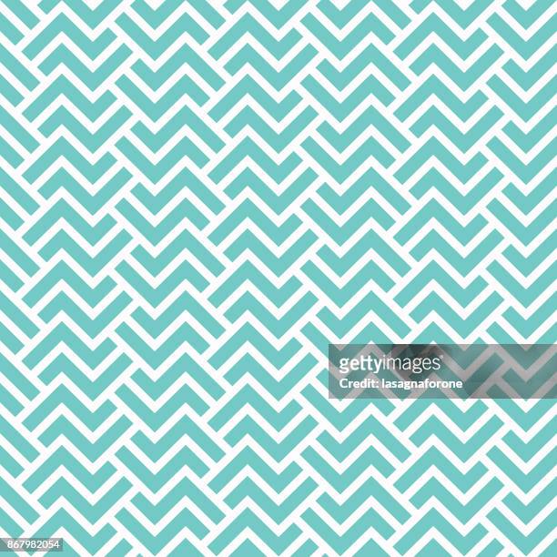 seamless geometric pattern - turquoise colored stock illustrations