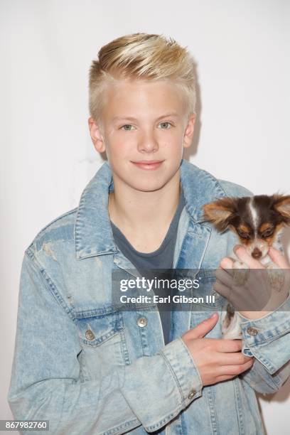 Carson Lueders attends The Elizabeth Glaser Pediatric AIDS Foundation's 28th Annual 'A Time For Heroes' Family Festival at Smashbox Studios on...