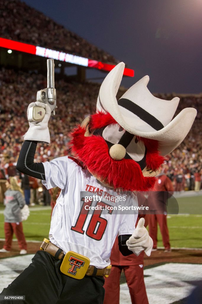 Tt Masked Rider Texas Tech Red Raiders Mascot The Masked Rider during the Oklahoma ...