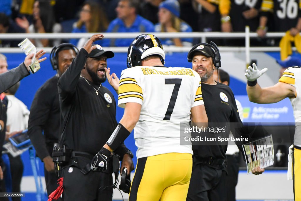 NFL: OCT 29 Steelers at Lions