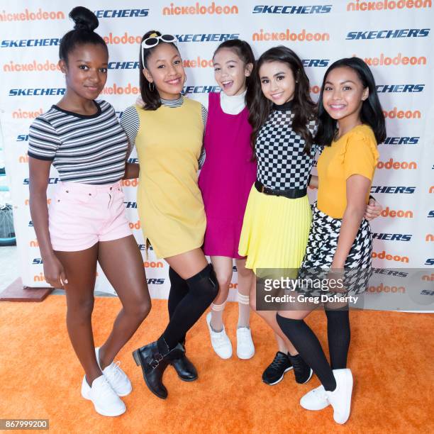 Actress and Singer Ciara Wilson and her group Girl Cool attend the Skechers' 9th Annual Pier To Pier Friendship Walk at Manhattan Beach Pier on...