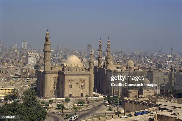 mosques - sultan hassan mosque stock pictures, royalty-free photos & images