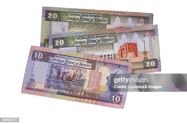 kuwaiti currency - dinar stock pictures, royalty-free photos & images