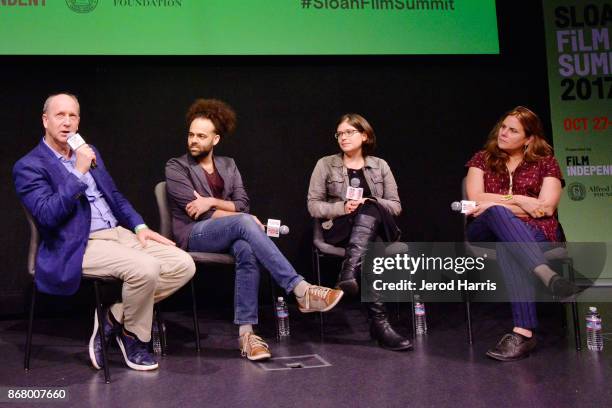 Vice President, Programs and Program Director at the Alfred P. Sloan Foundation Doron Weber, Shawn Snyder, Ginny Mohler and Lydia Dean Pilcher attend...