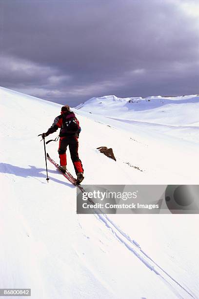 skier - olafsvik stock pictures, royalty-free photos & images