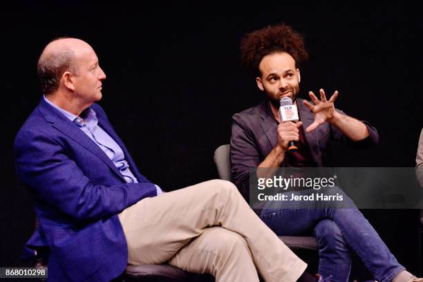 Vice President, Programs and Program Director at the Alfred P. Sloan Foundation Doron Weber and Shawn Snyder attend Sloan Film Summit 2017 - Day 3 on...