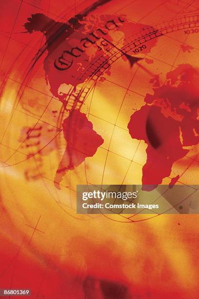 Antique Map High-Res Stock Photo