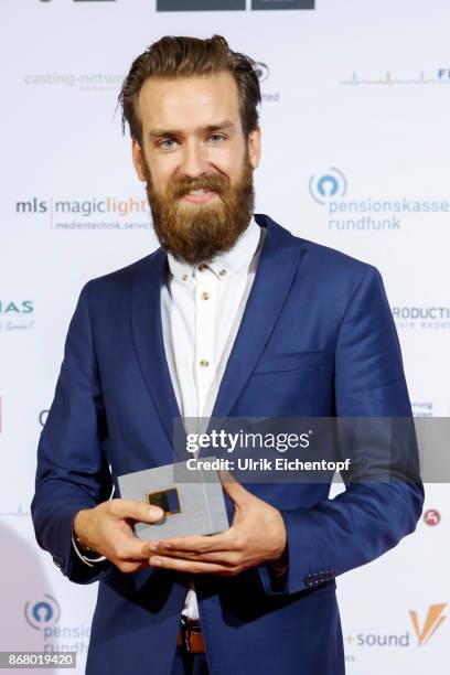 Gregor Bonse attend the German television award by the Deutsche Akademie fuer Fernsehen at Museum Ludwig on October 28, 2017 in Cologne, Germany.