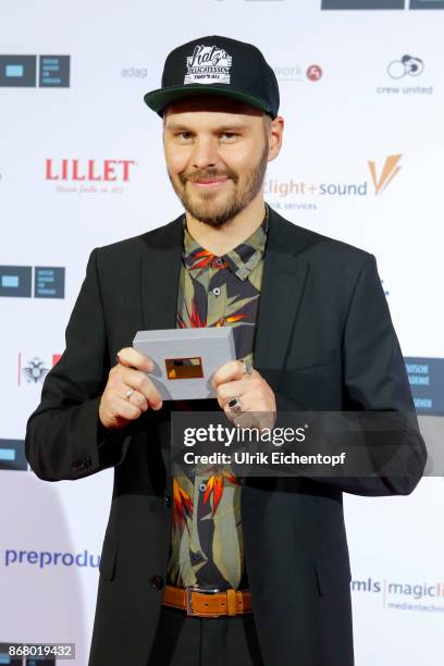 Tobias Nied attend the German television award by the Deutsche Akademie fuer Fernsehen at Museum Ludwig on October 28, 2017 in Cologne, Germany.