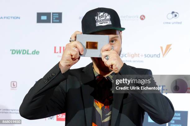 Tobias Nied attend the German television award by the Deutsche Akademie fuer Fernsehen at Museum Ludwig on October 28, 2017 in Cologne, Germany.