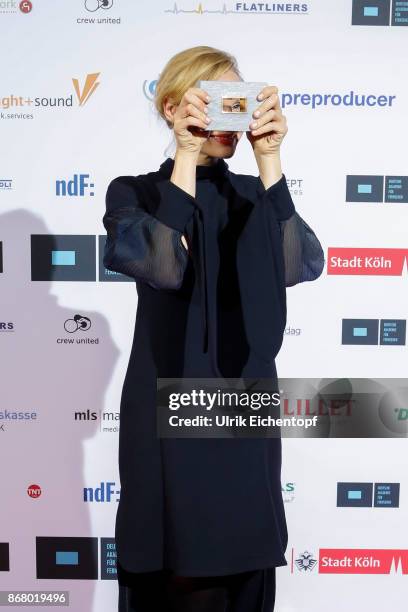 Rosalie Thomass at the German television award by the Deutsche Akademie fuer Fernsehen at Museum Ludwig on October 28, 2017 in Cologne, Germany.