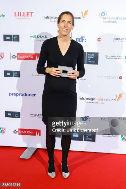 Esther Bernstorff attend the German television award by the Deutsche Akademie fuer Fernsehen at Museum Ludwig on October 28, 2017 in Cologne, Germany.