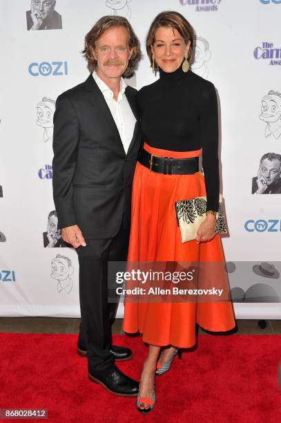 Actor William H. Macy and actress Wendie Malick attend the 3rd Annual Carney Awards at The Broad Stage on October 29, 2017 in Santa Monica,...