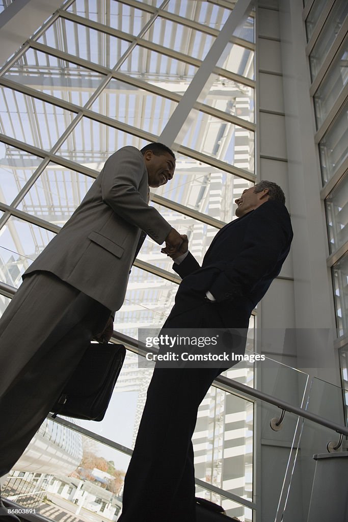 Businesspeople shaking hands