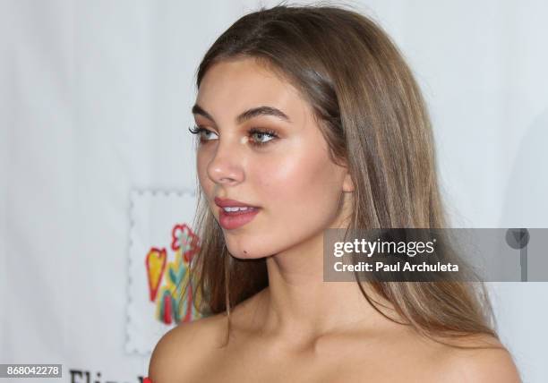 Actress Caitlin Carmichael attends the Elizabeth Glaser Pediatric AIDS Foundation's 28th Annual "A Time For Heroes" Family Festival at Smashbox...