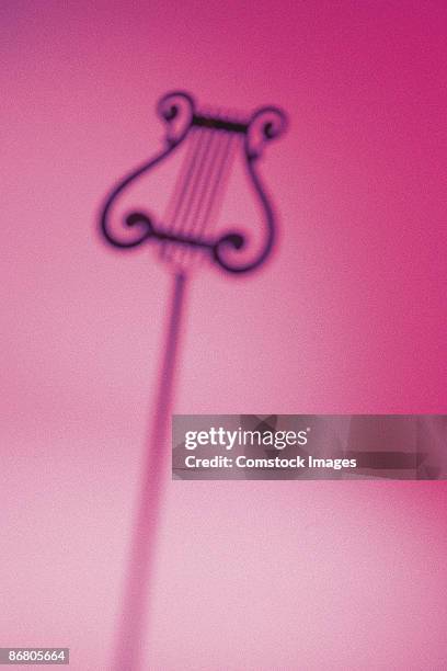 music stand - notenständer stock-fotos und bilder