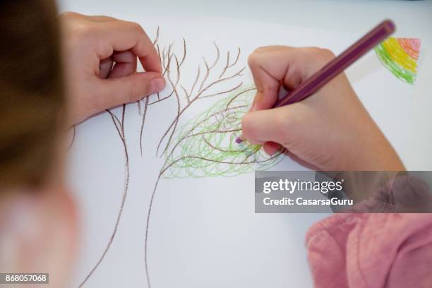 3,007 Kids Drawings Trees Stock Photos, High-Res Pictures, and Images ...