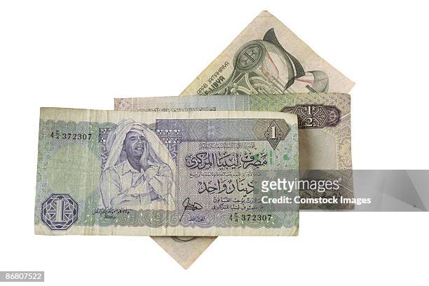 libyan currency - dinar stock pictures, royalty-free photos & images