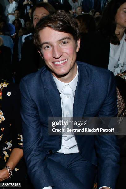 Of Rimowa, Alexandre Arnault attends the Christian Dior show as part of the Paris Fashion Week Womenswear Spring/Summer 2018 on September 26, 2017 in...