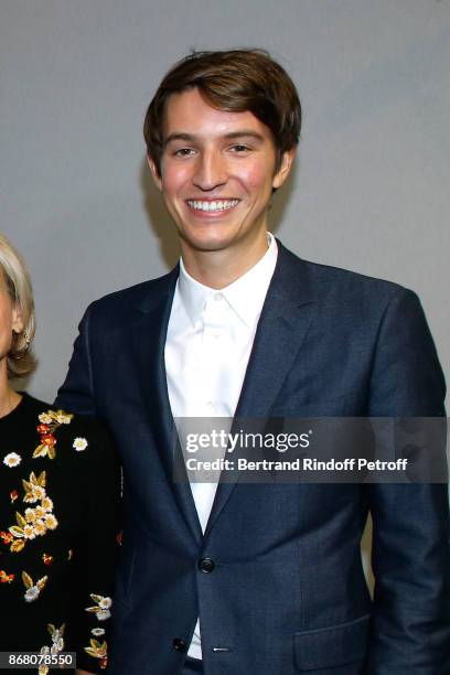 Of Rimowa, Alexandre Arnault attends the Christian Dior show as part of the Paris Fashion Week Womenswear Spring/Summer 2018 on September 26, 2017 in...