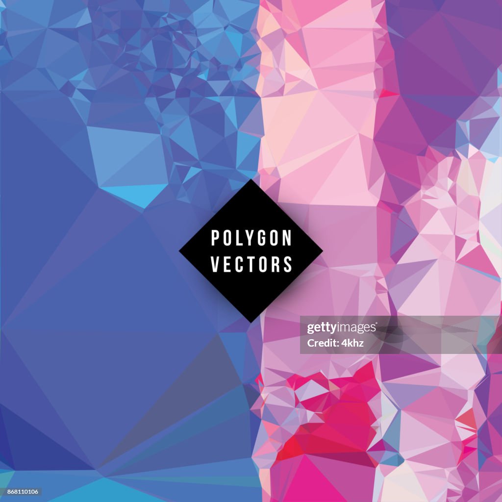 Polygon Vectors Abstract Background High-Res Vector Graphic - Getty Images