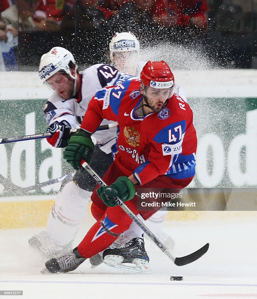 USA v Russia - IIHF World Championship Semi-Final